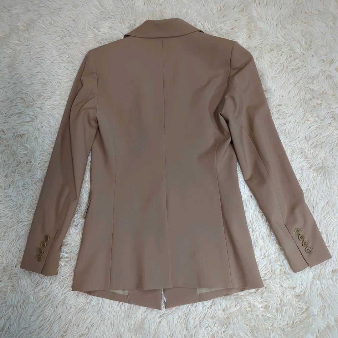 美品 Theory キャメルカラー パンツスーツ セットアップ Sサイズ