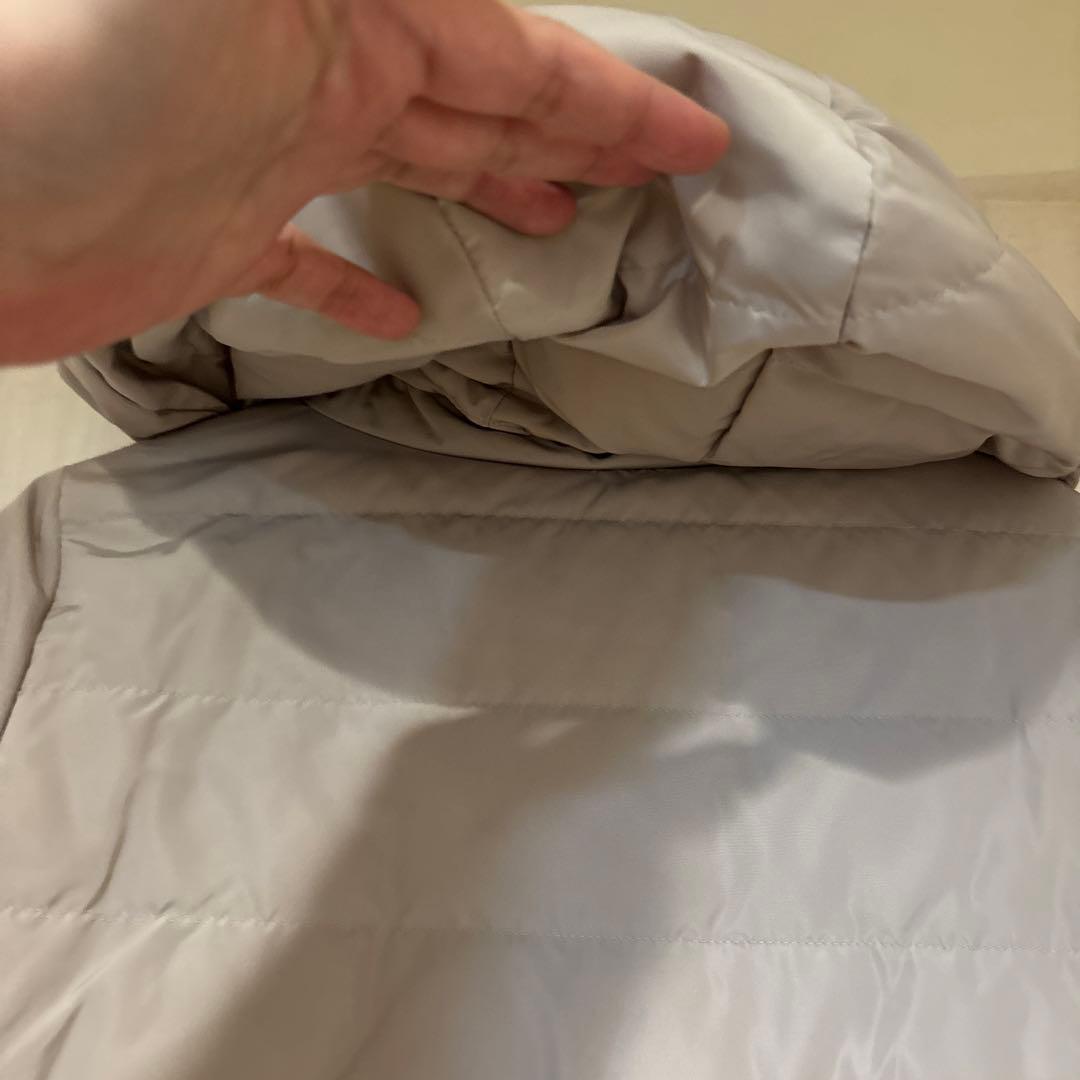 Reflect フード付きロングダウンジャケット11号　美品　ベージュ