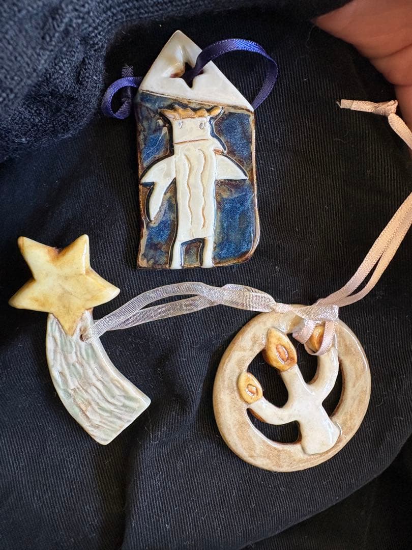 小菅幸子　限定　クリスマスオーナメント　３点セット