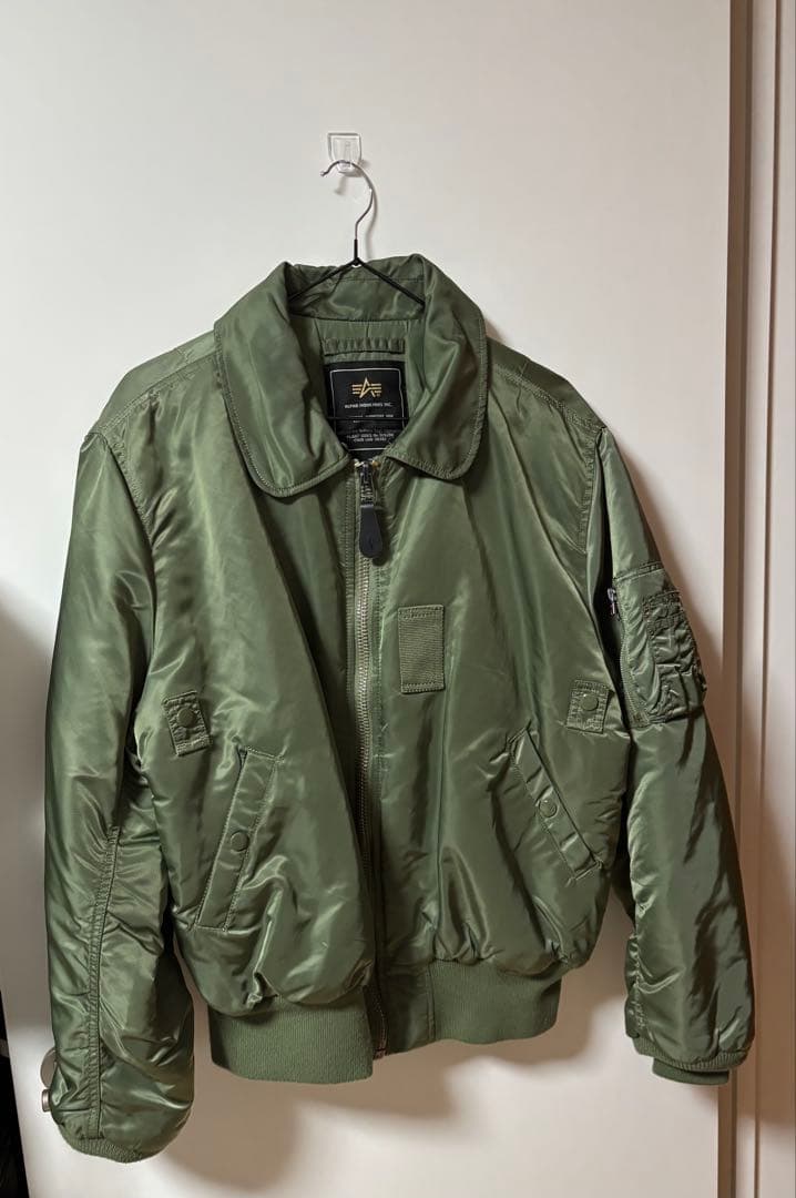 ALPHA INDUSTRIES MA-1ジャケット M オリーブグリーン