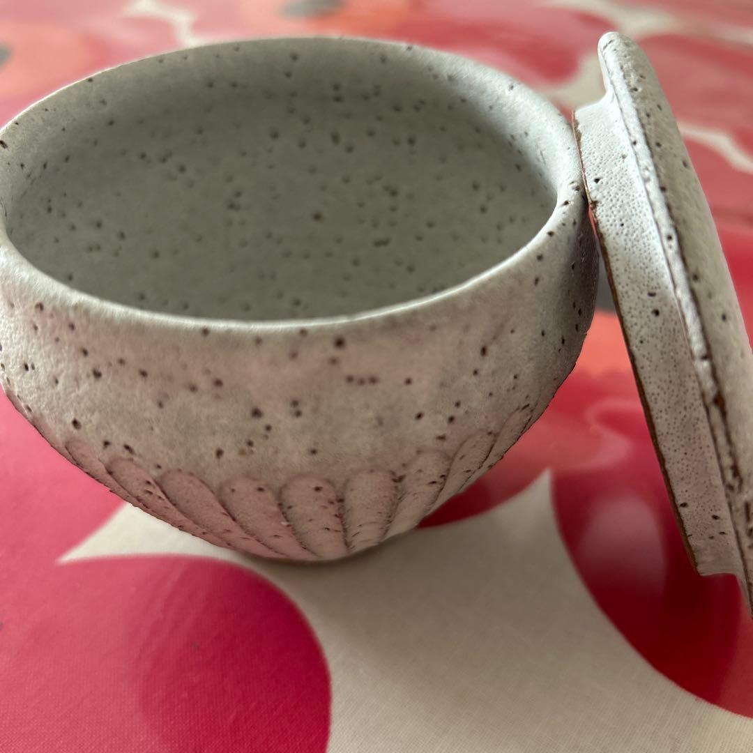 飯高幸作 蓋付きポット 3個セット