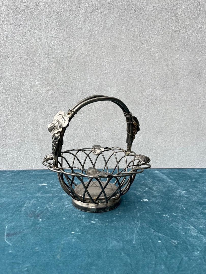バスケット　シルバープレート　アンティーク