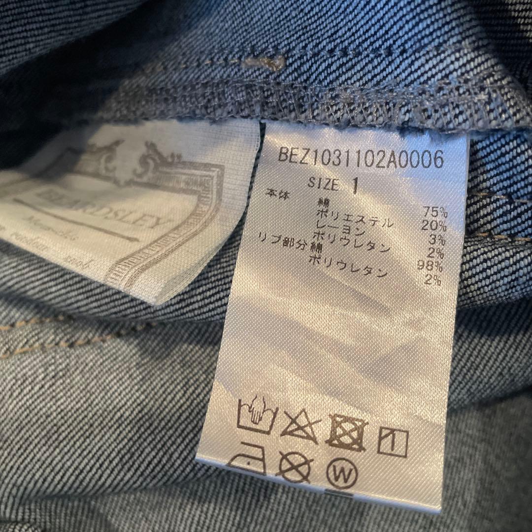 ビアズリー beardsley ストレッチ　デニムパンツ