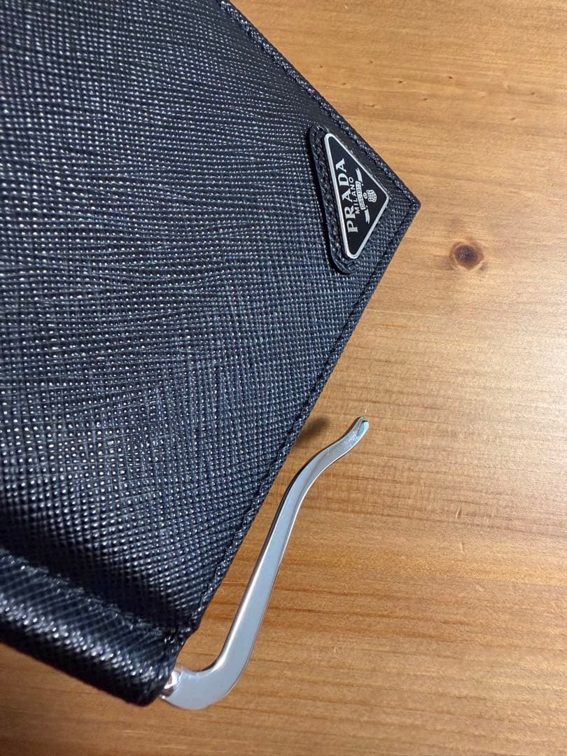 PRADA サフィアーノレザー マネークリップ