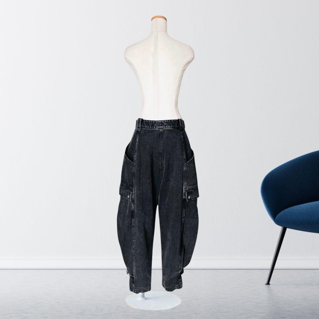 2024 新品 3.1 フィリップリム デニム カーゴ パンツ 8 黒