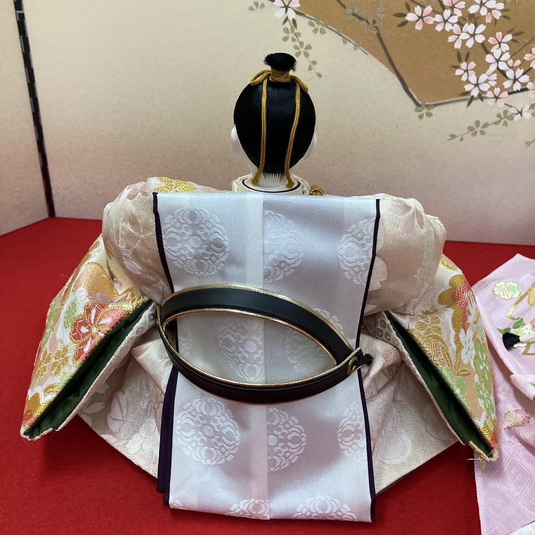 B5−１　 豪華な衣裳　十番親王　ひな人形殿と姫のみ　親王飾り　雛人形　雛飾り