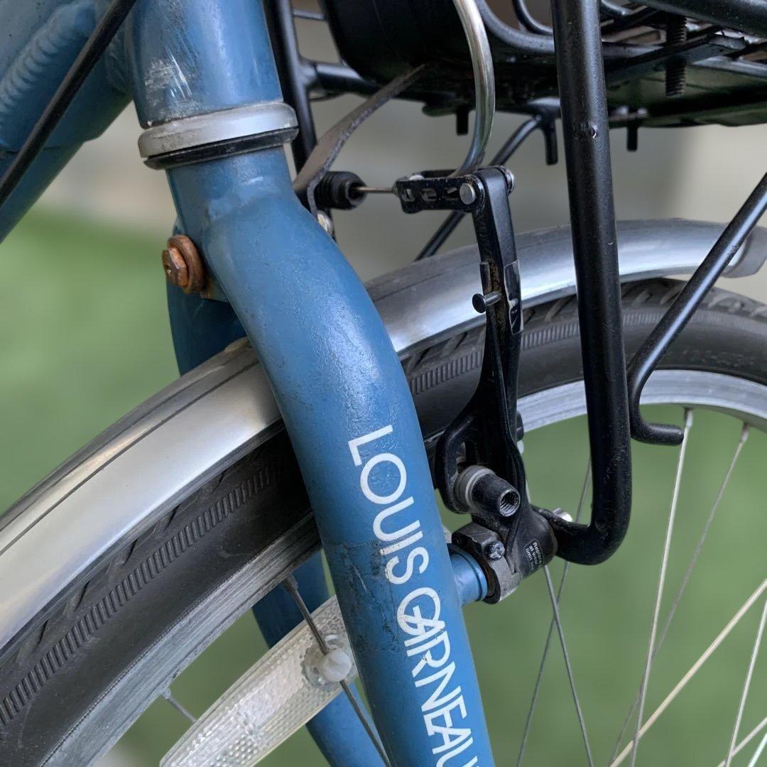 ルイガノ LGS-TR2 カゴ付き 純正ラタン風カゴ付 引取り限定