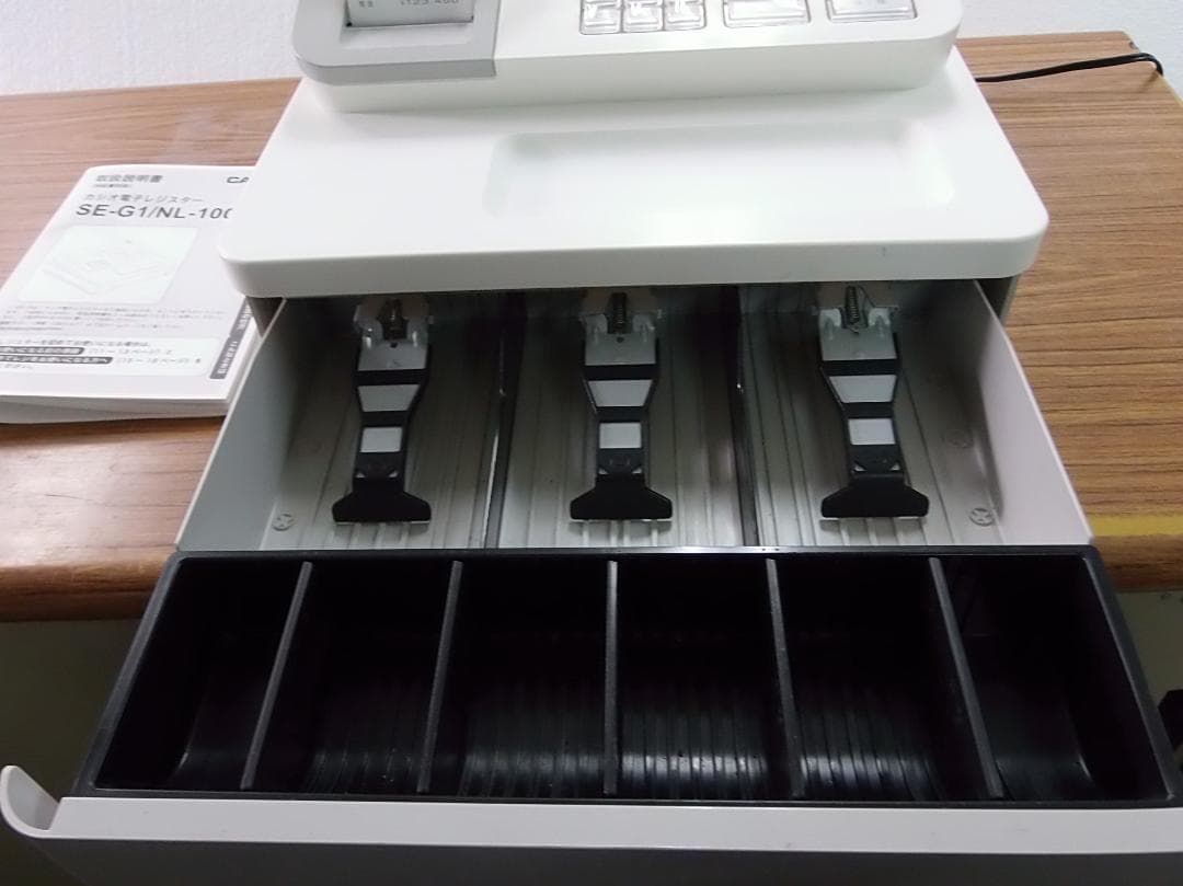 CASIO 簡単レジ　カシオ　SE-G1　　レジスター4部門　25042002