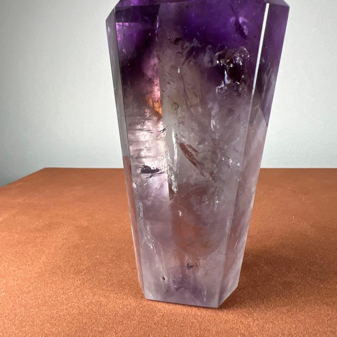 天然石　アメジスト　ポイントタワー