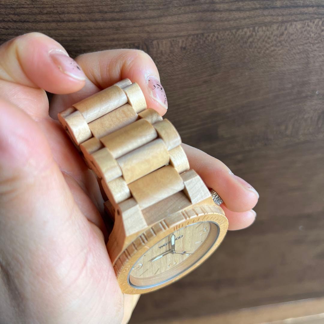 ウィーウッド　腕時計　美品　木腕時計