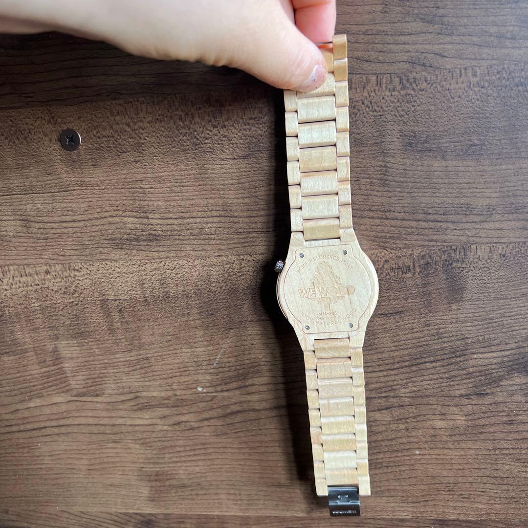 ウィーウッド　腕時計　美品　木腕時計