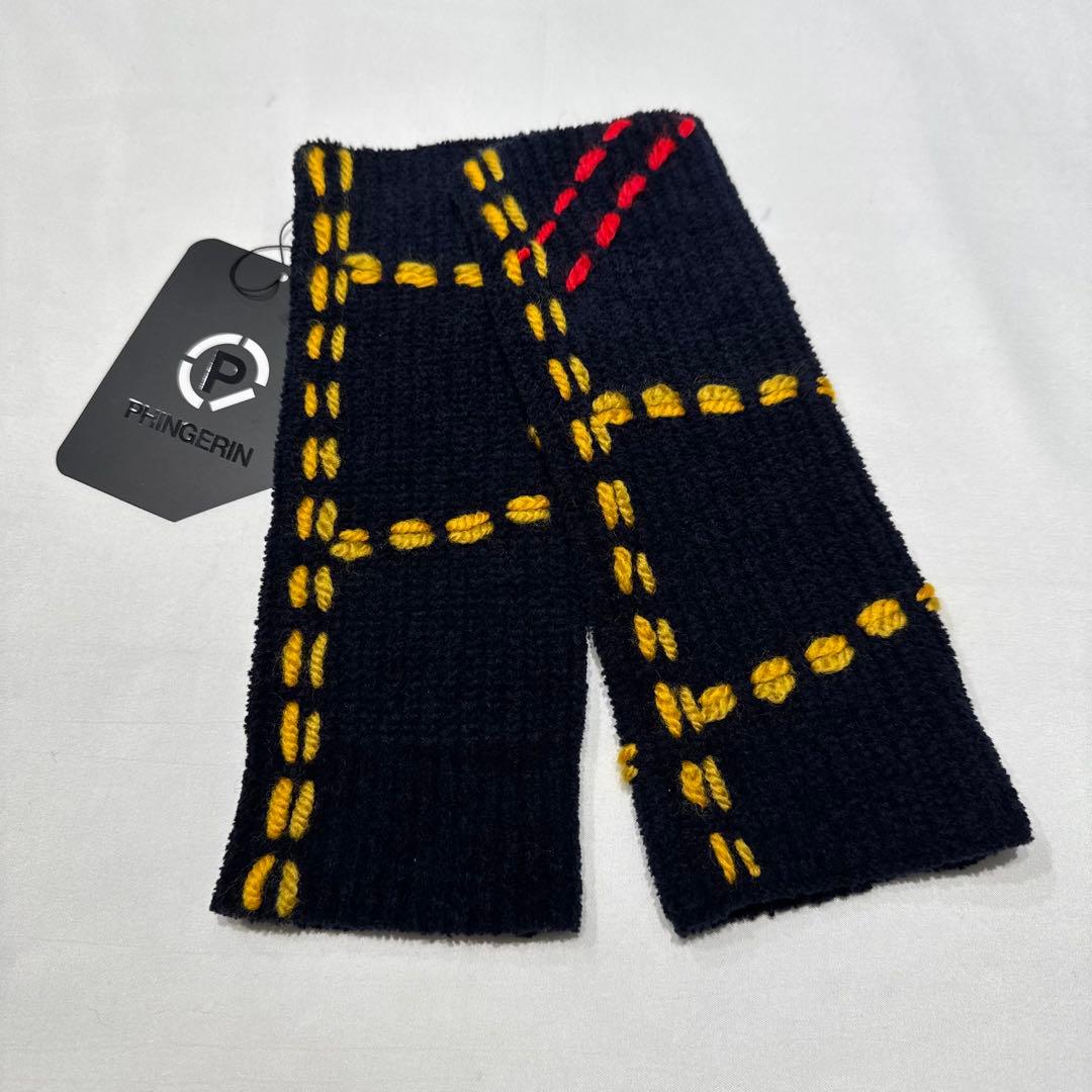 PINGERIN PG1 KNIT ステッチアームウォーマー ネイビー