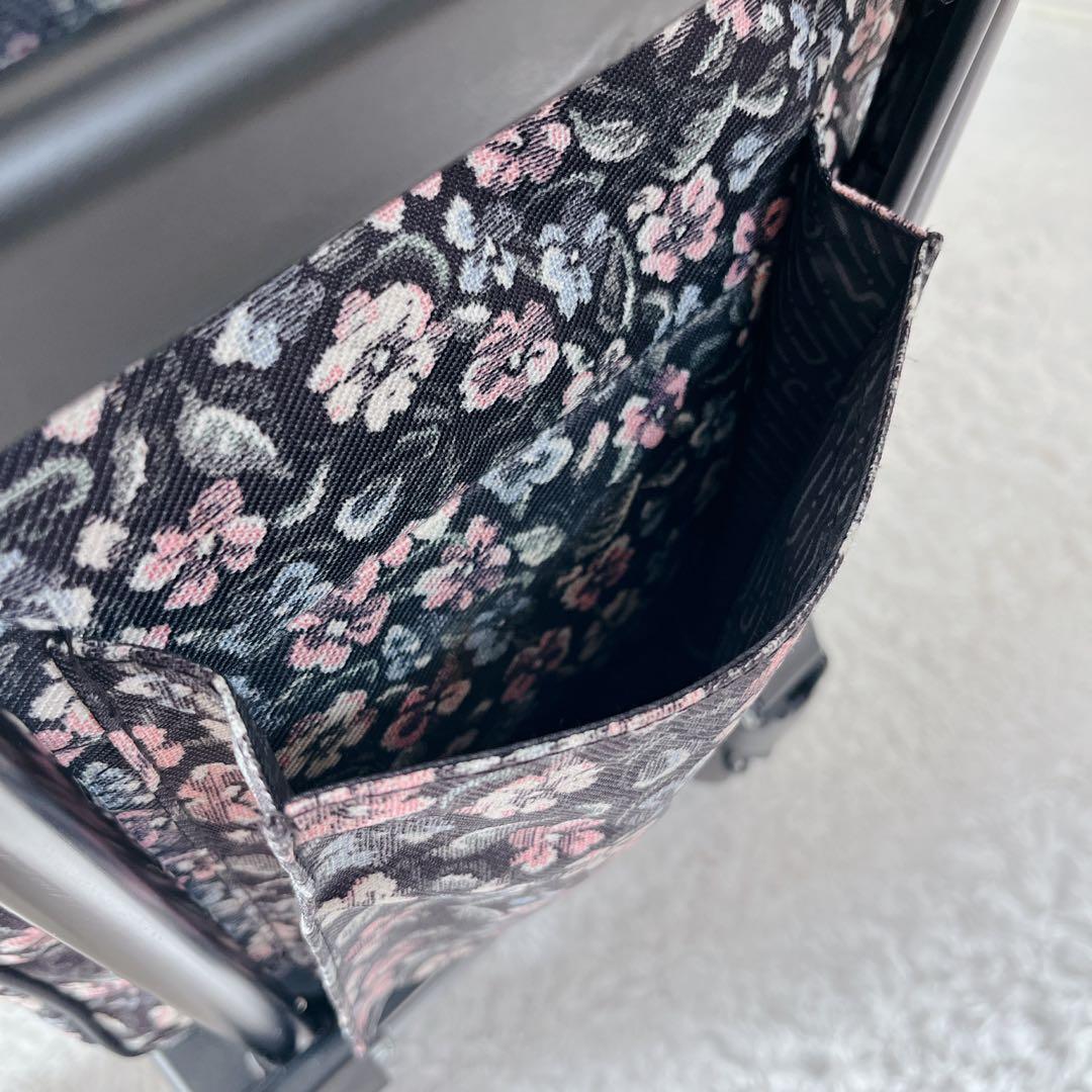 美品✨島製作所 ショッピングカート　サイドカー　メロディスムーズST 花柄　軽量