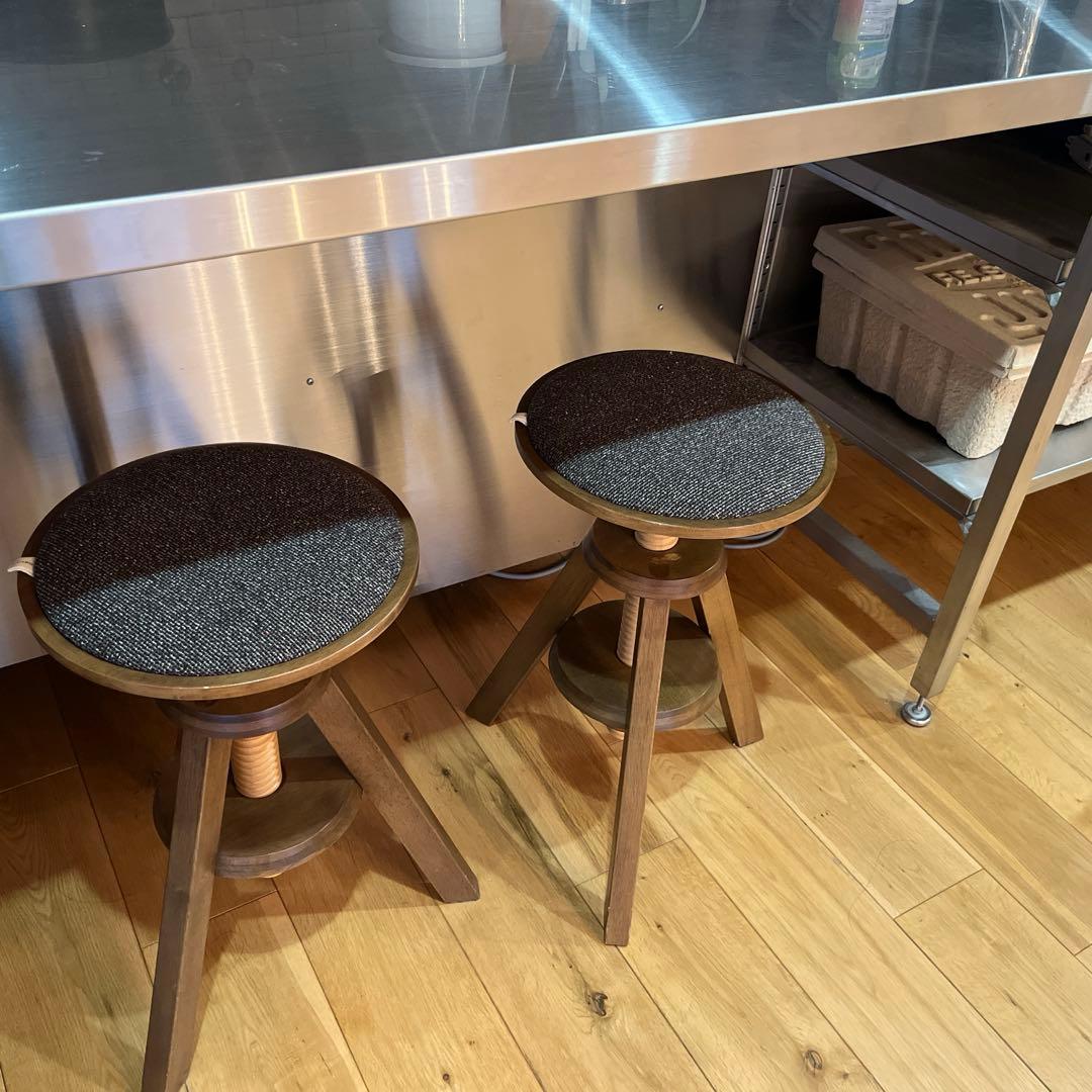 ウニコ unico VOLTA スツール 回転昇降式 スピンスツール