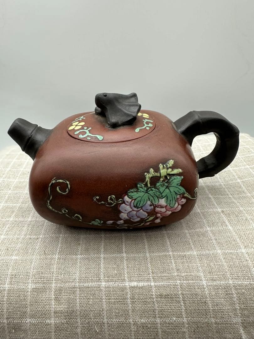 【遺品整理品 】★ 紫砂 茶壺 顧景舟 ★ 宜興 急須 江蘇省茶道具 （修復品）