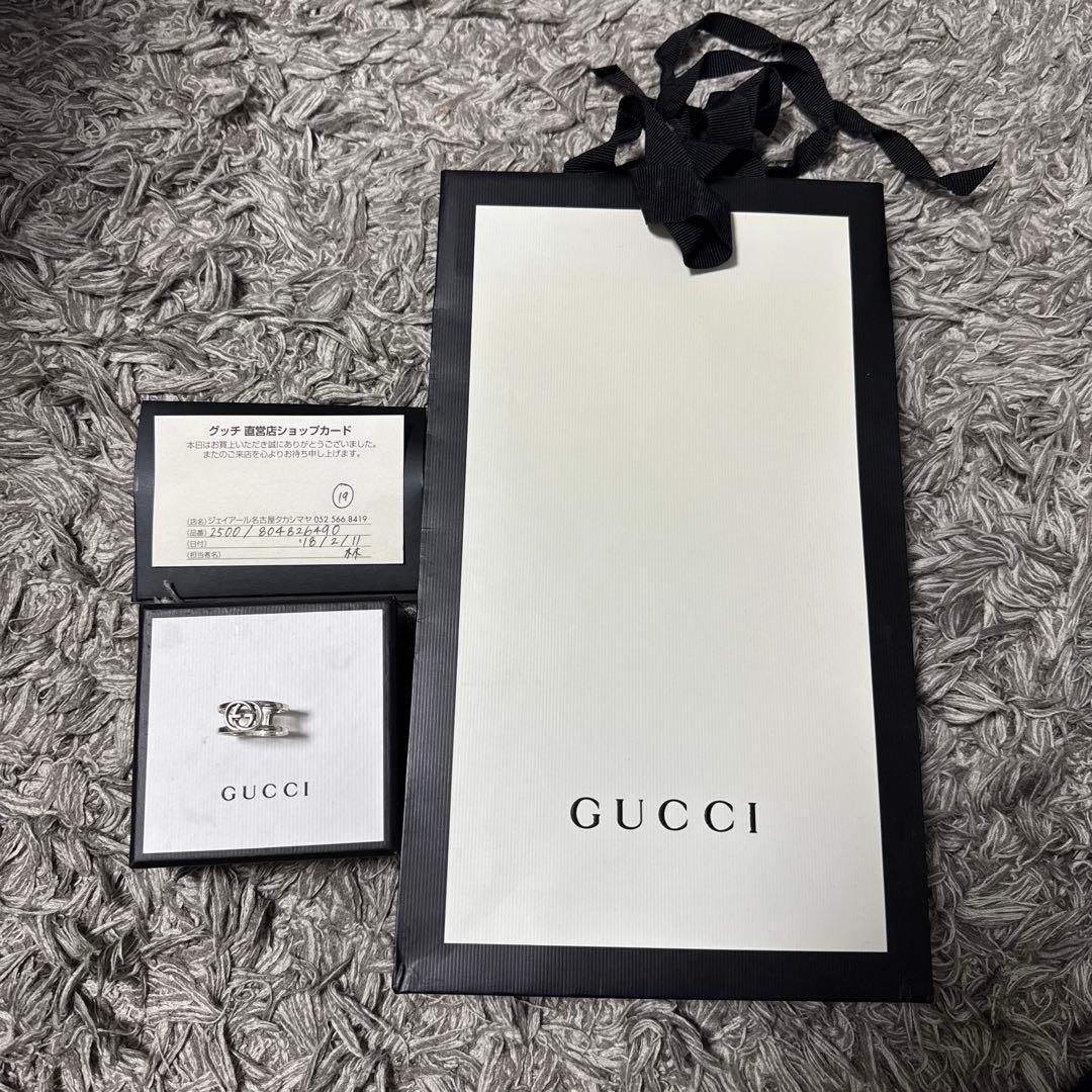 GUCCI シルバーリング　19号