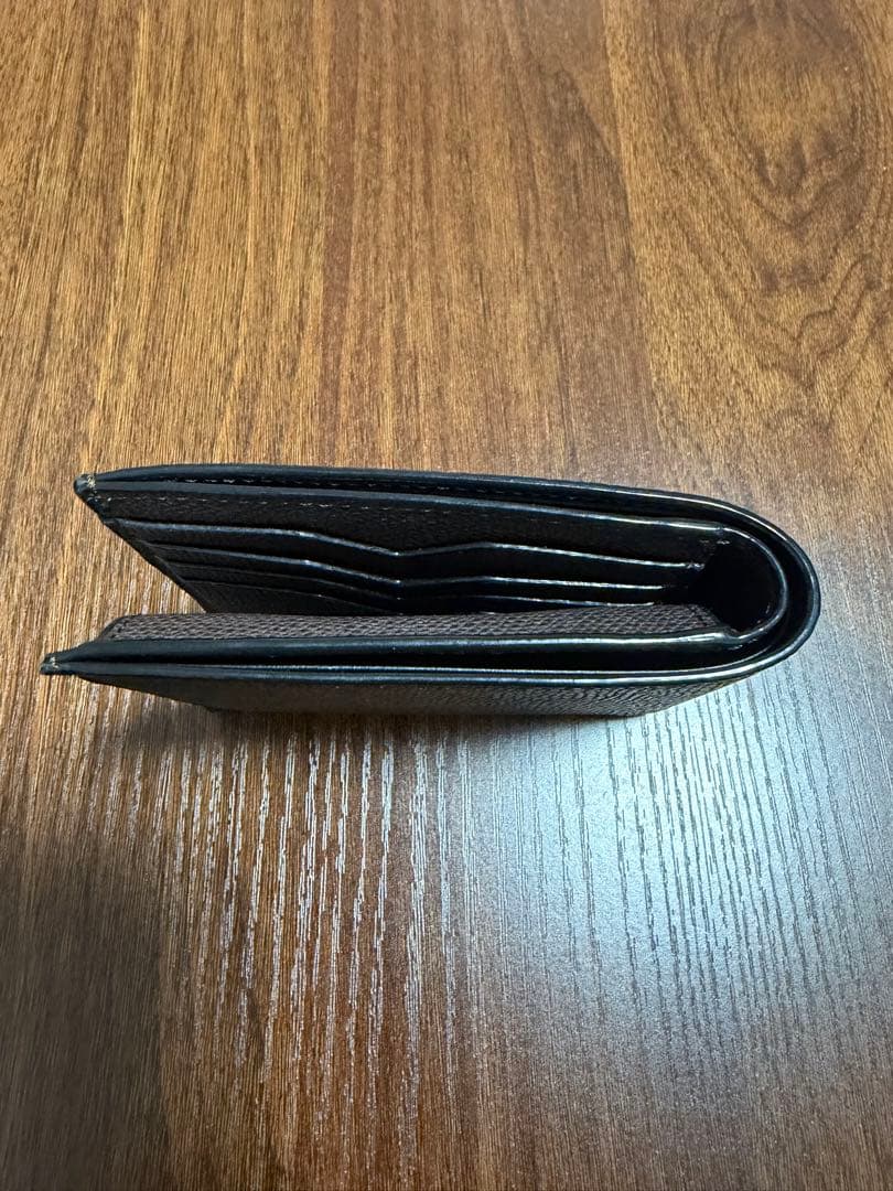 最終値下げValextra 二つ折り財布 小銭入れ付き ブラウン