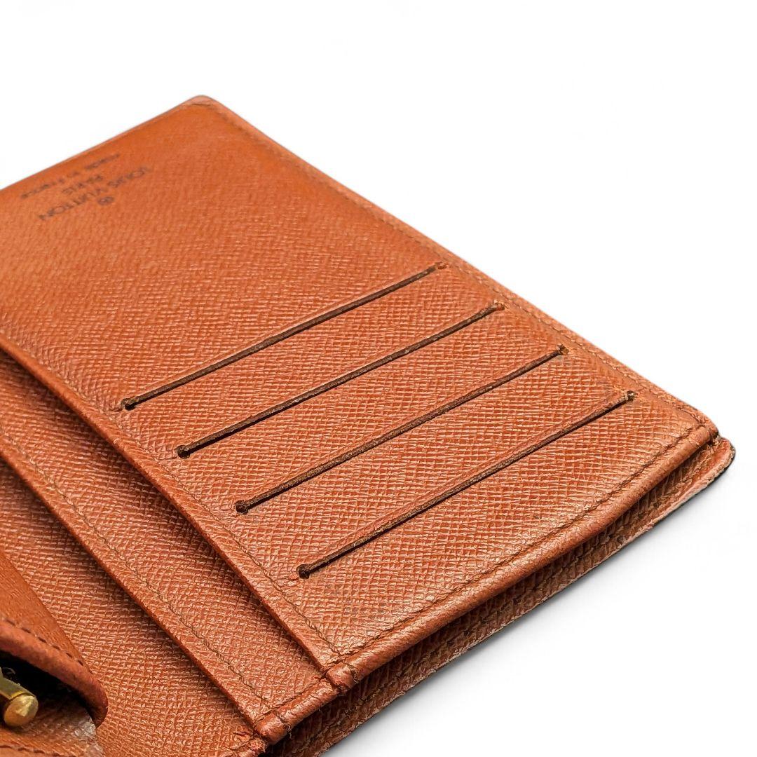 良品 ルイヴィトン モノグラム ポルトモネ ビエ ヴィエノワ 折り財布 がま口