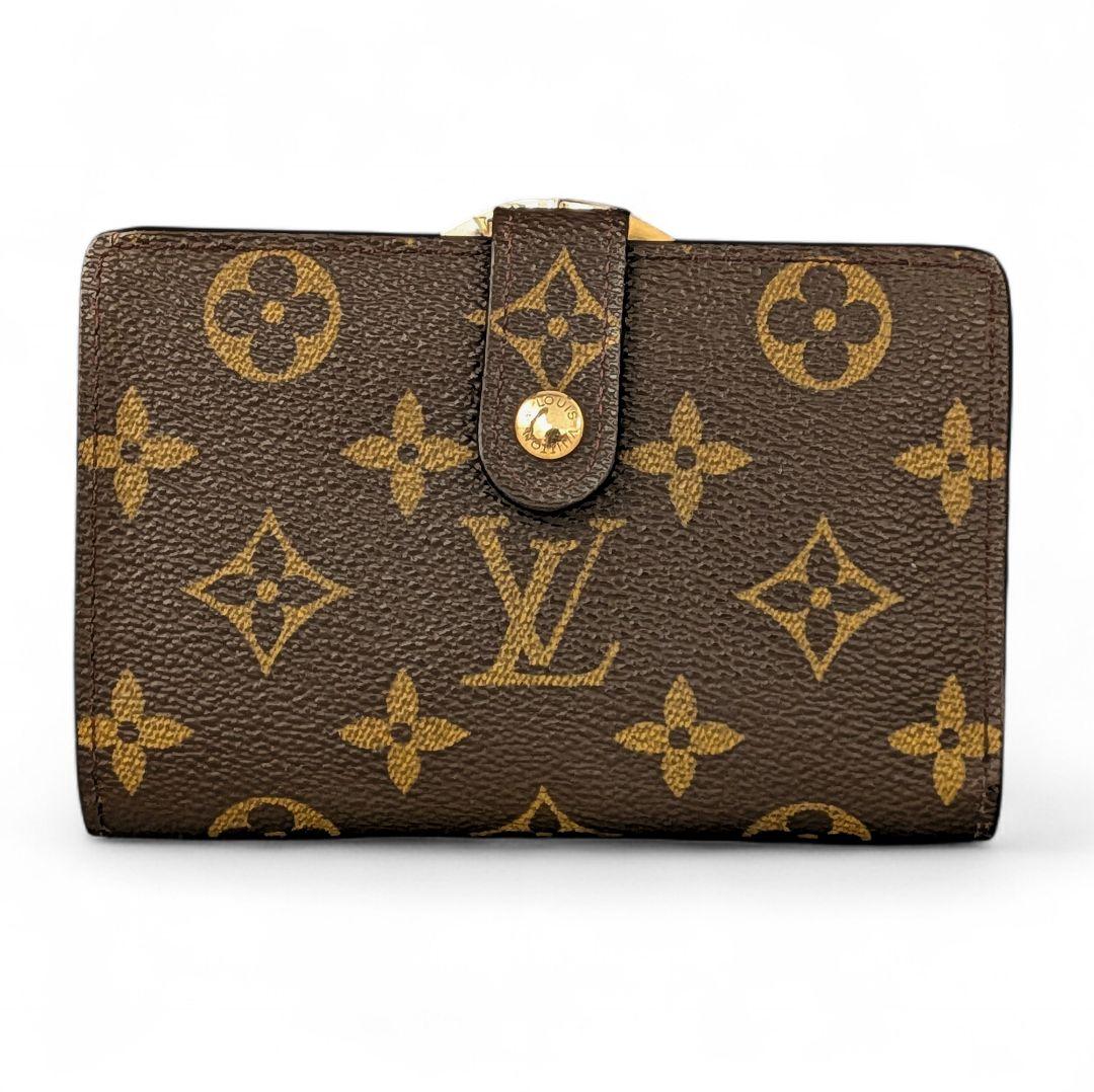 良品 ルイヴィトン モノグラム ポルトモネ ビエ ヴィエノワ 折り財布 がま口