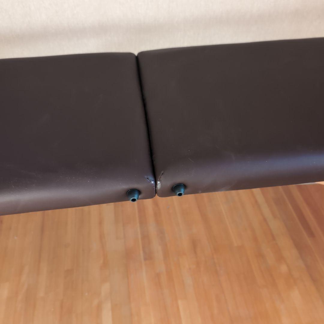 BTM マッサージベッド 有孔 折りたたみ サロン 施術 ブラウン