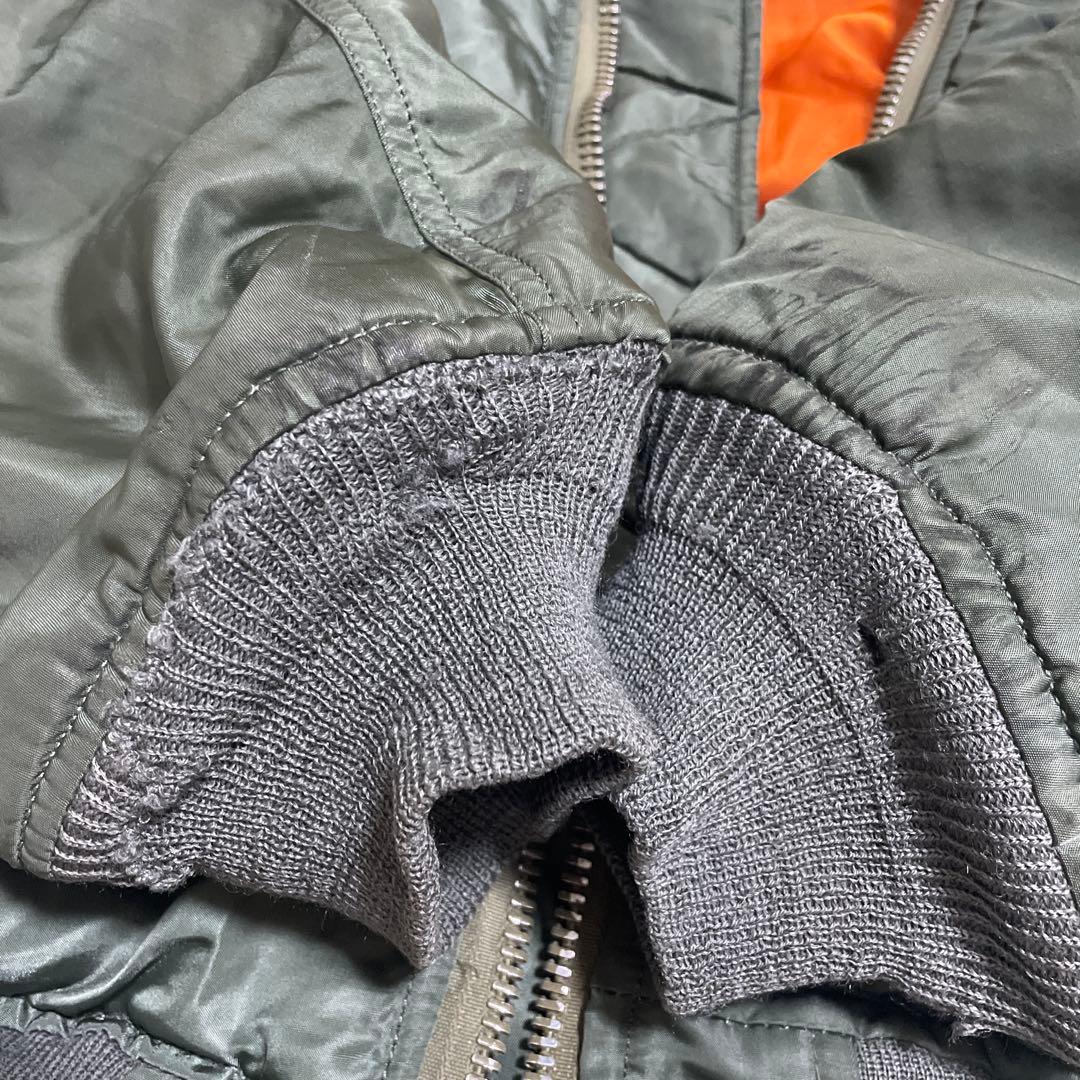 70s 米軍実物　MA-1 ALPHA 製　ビンテージ　希少サイズXL