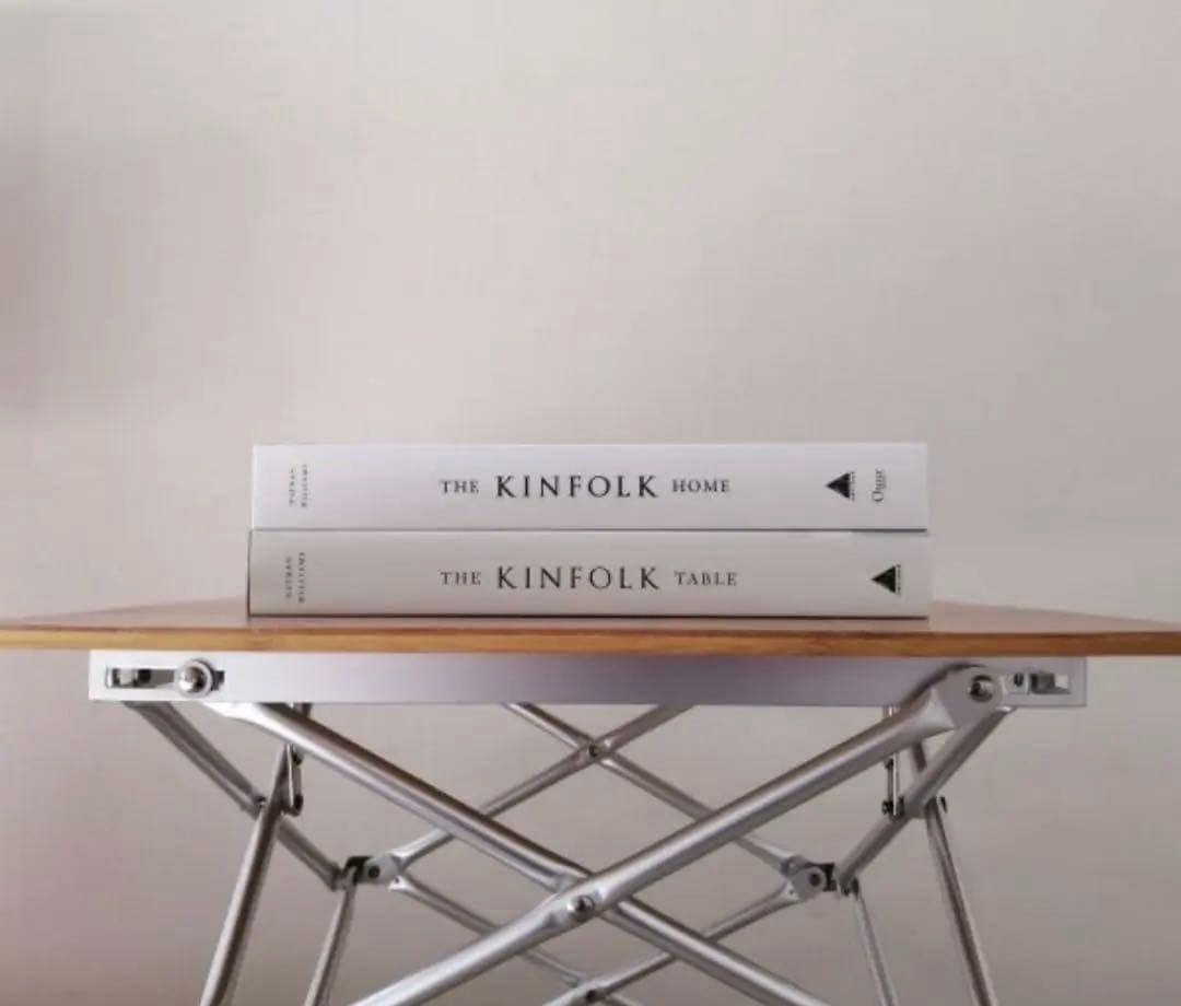 サイドテーブル・ナイトテーブル・ローテーブル Aluminium Pantograph Folding Table