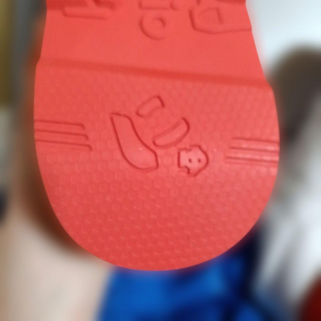 未使用 メンズ SANGACIO にゅ スニーカー27cm 赤 白