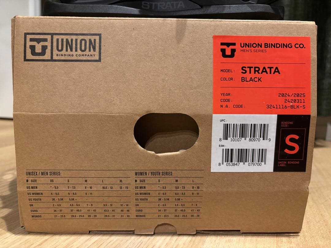 24/25 UNION STRATA Sサイズ