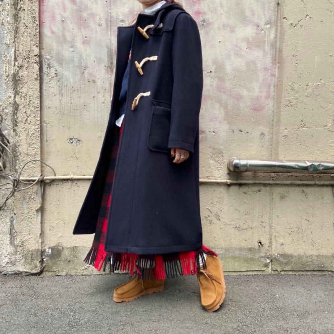 ビームス　ネイビー ダッフルコート