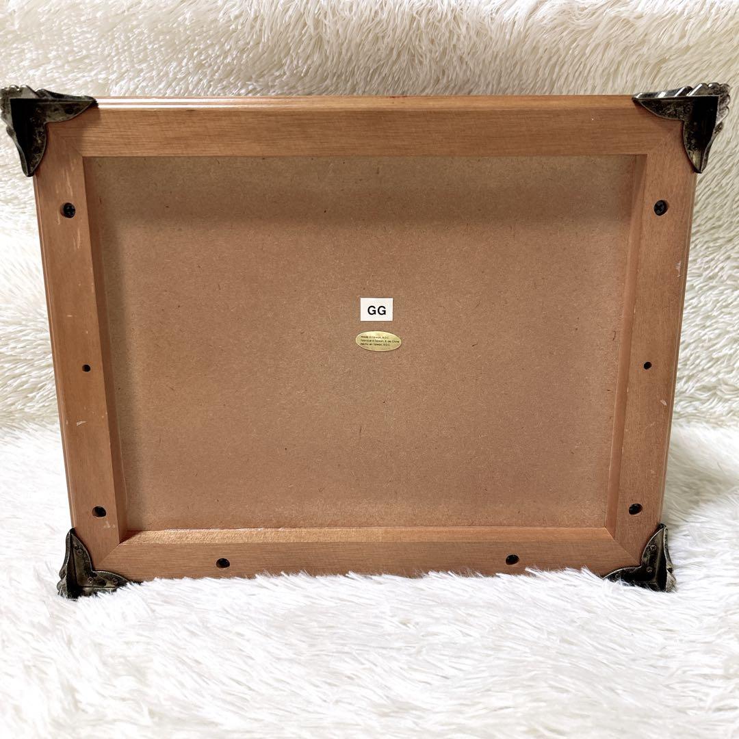 アンティーク ジュエリーボックス ゴブラン織 メイクボックス 鏡台 小引出し