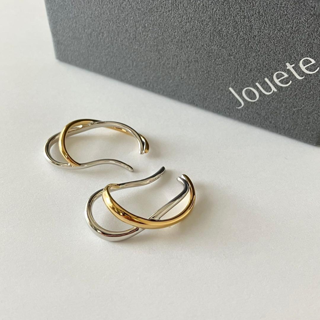 K　 極美品 Jouete ジュエッテ ウェアリングクロスコンビカラーシル