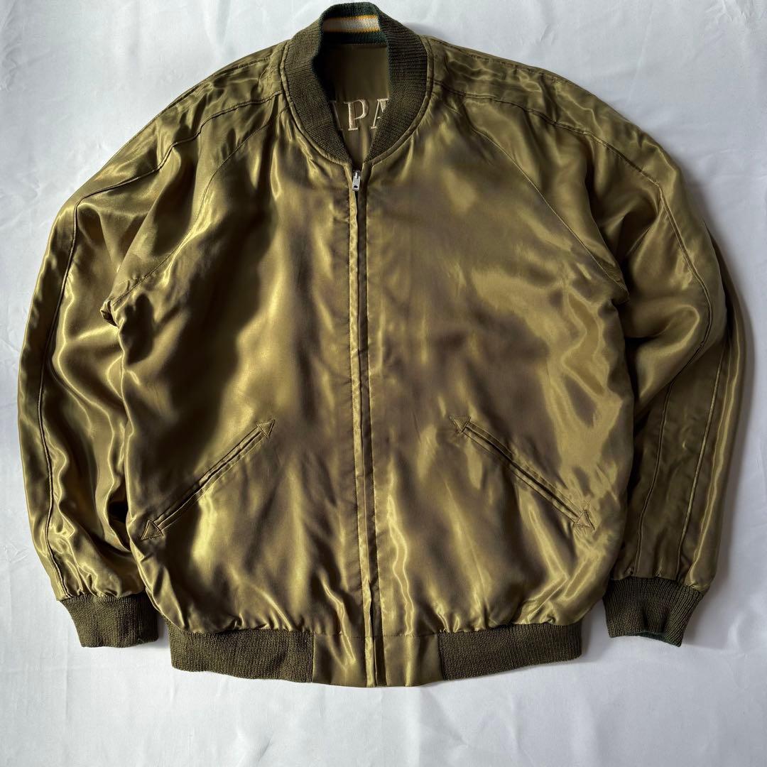 美品 BEAMS 東洋エンタープライズ リバーシブル 虎刺繍 スカジャン 雷門