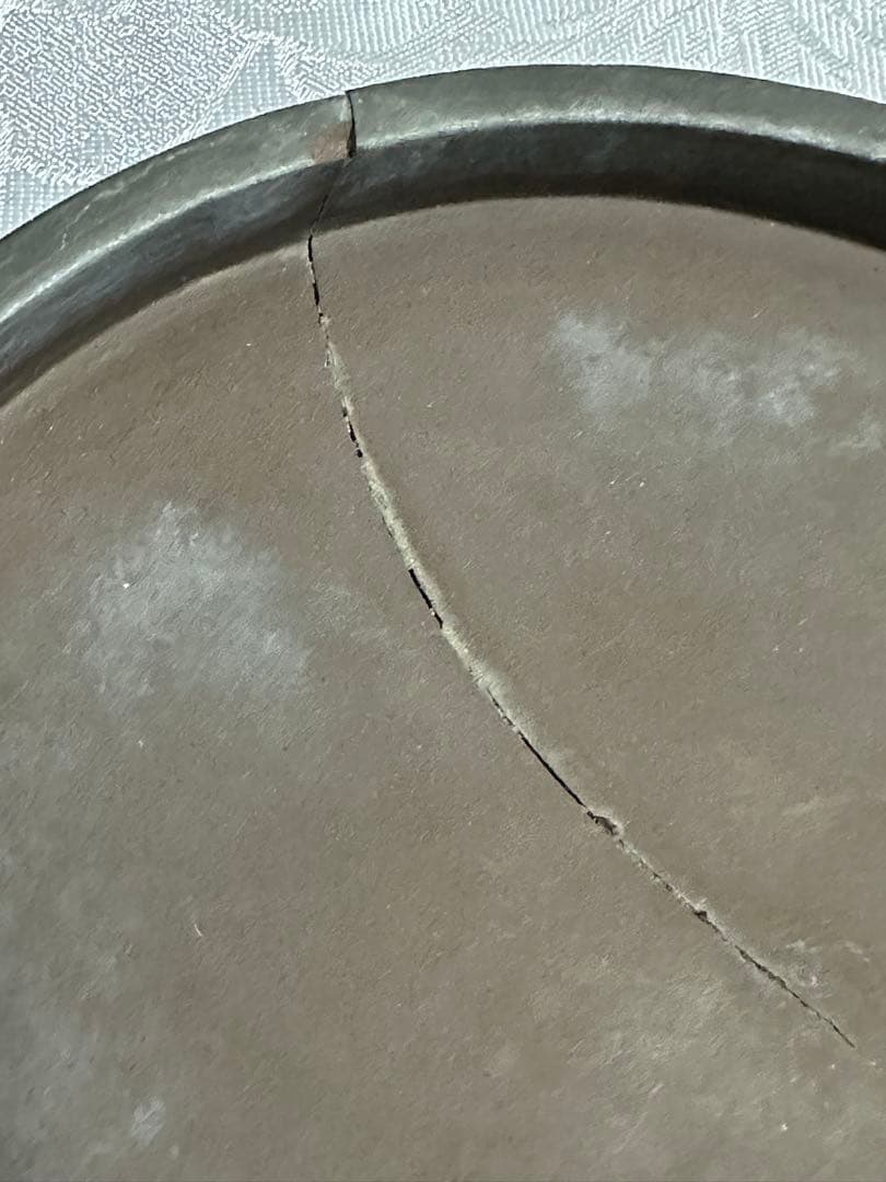 鉢　盆栽鉢？　陶器　中国　落款あり