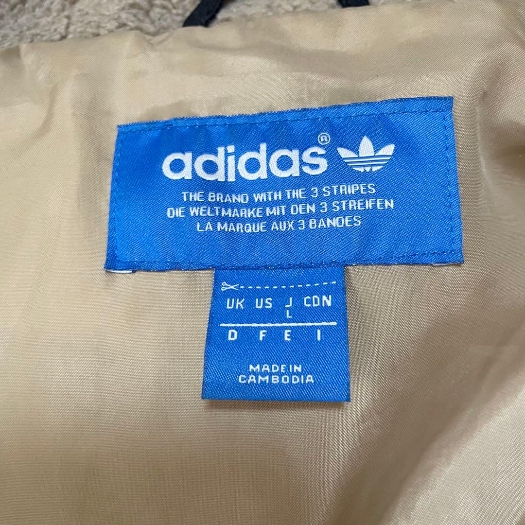 人気✨アディダス【L】N-2Bフライトジャケット ブルゾン ロゴ刺繍