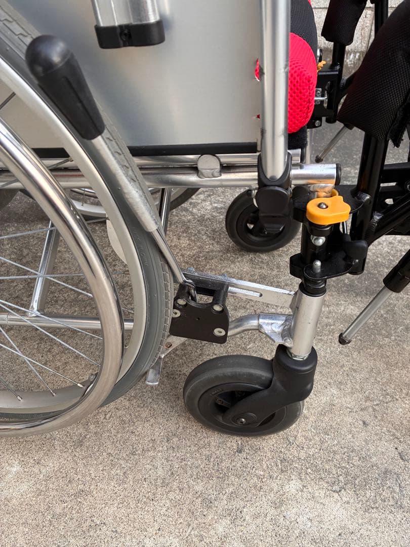 日本製✨MIKI 美品 大容量収納付き✨介護用車椅子 自走式車椅子