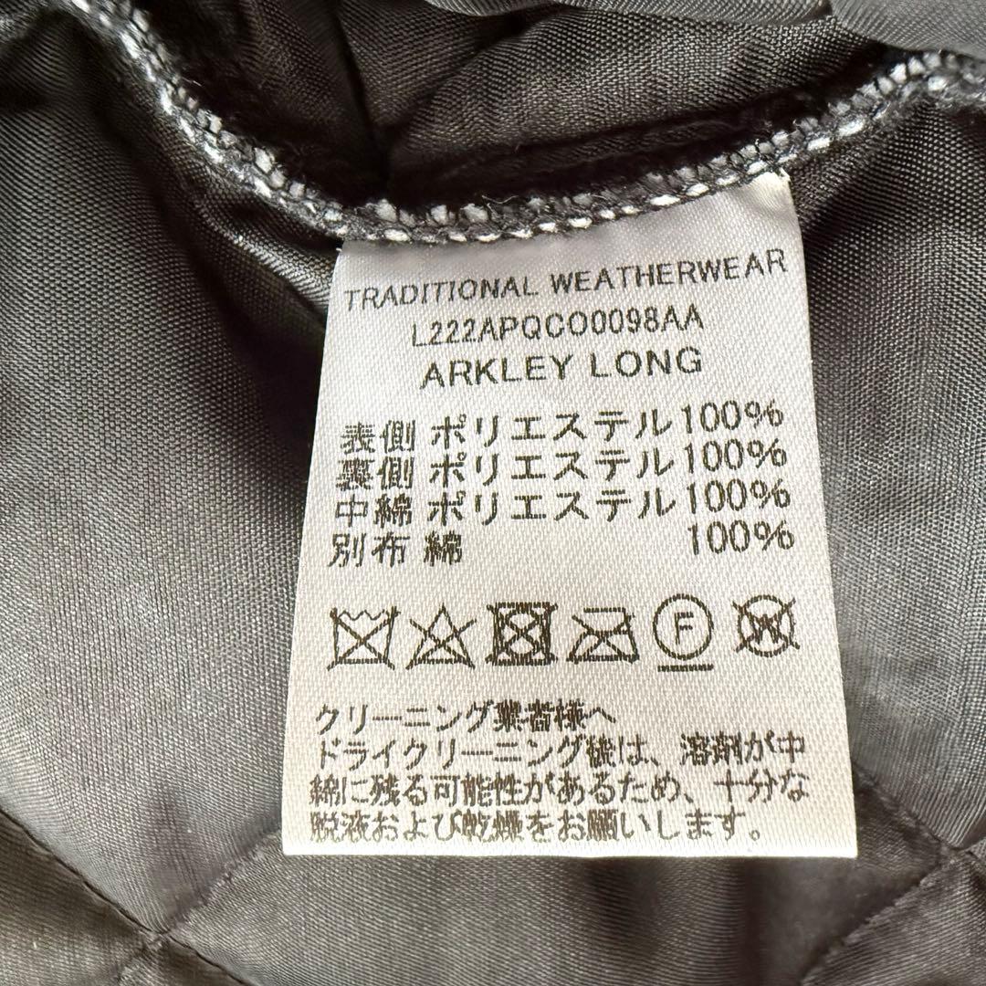 トラディショナルウェザーウェア ARKLEY LONG 黒 32