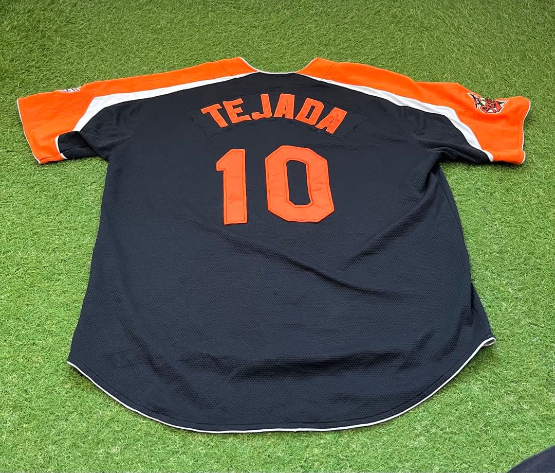 NIKE ボルティモア・オリオールズ ミゲル.テハダ　ゲームシャツ　サイズ　L