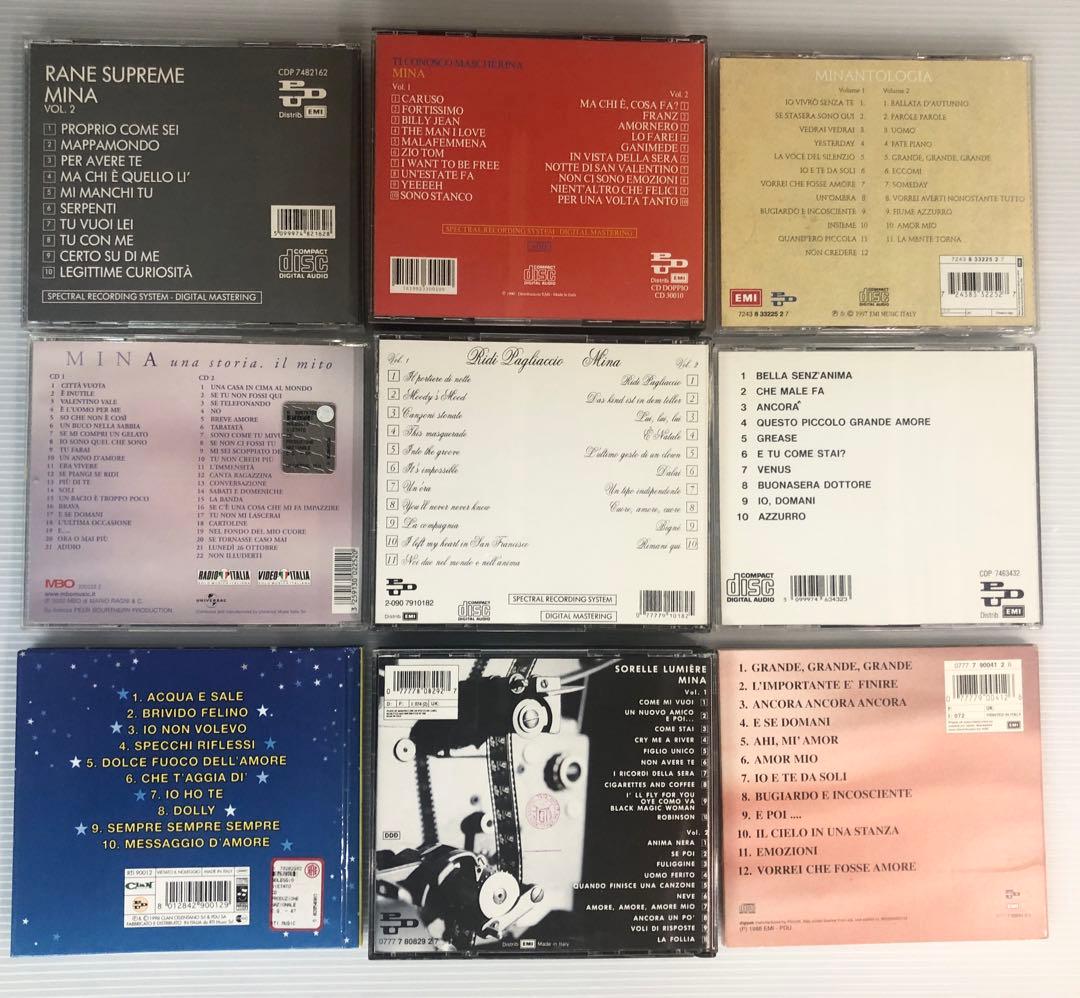 Mina Mazzini ミーナ・マッツィーニ 輸入盤 CD18枚まとめて 洋楽