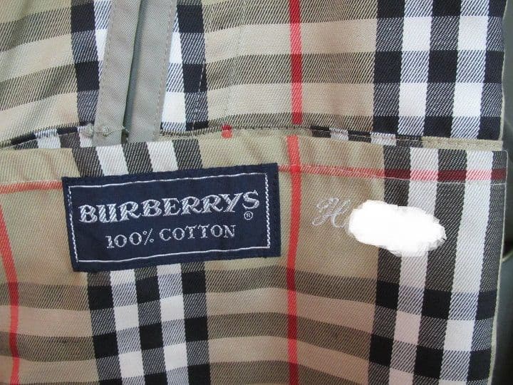 特価  メンズ バーバリー トレンチ コート ウールライナー付き イギリス製