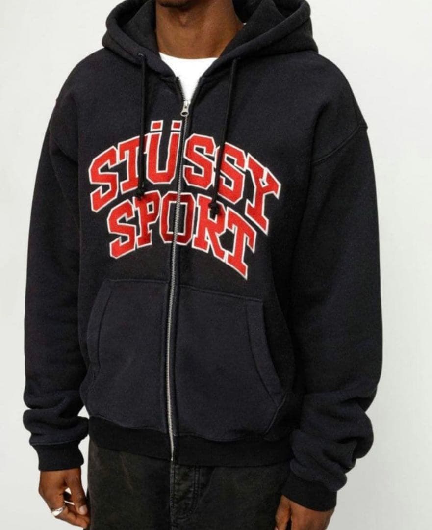 S*r様 STUSSY SPORT ZIP HOODIE【L】