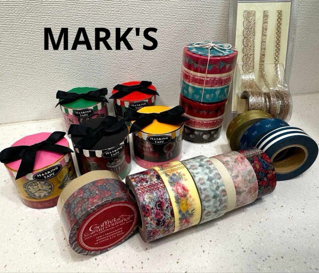 MARK'S マークス 廃盤マスキングテープ コフレ 花柄マステ ギフトボックス