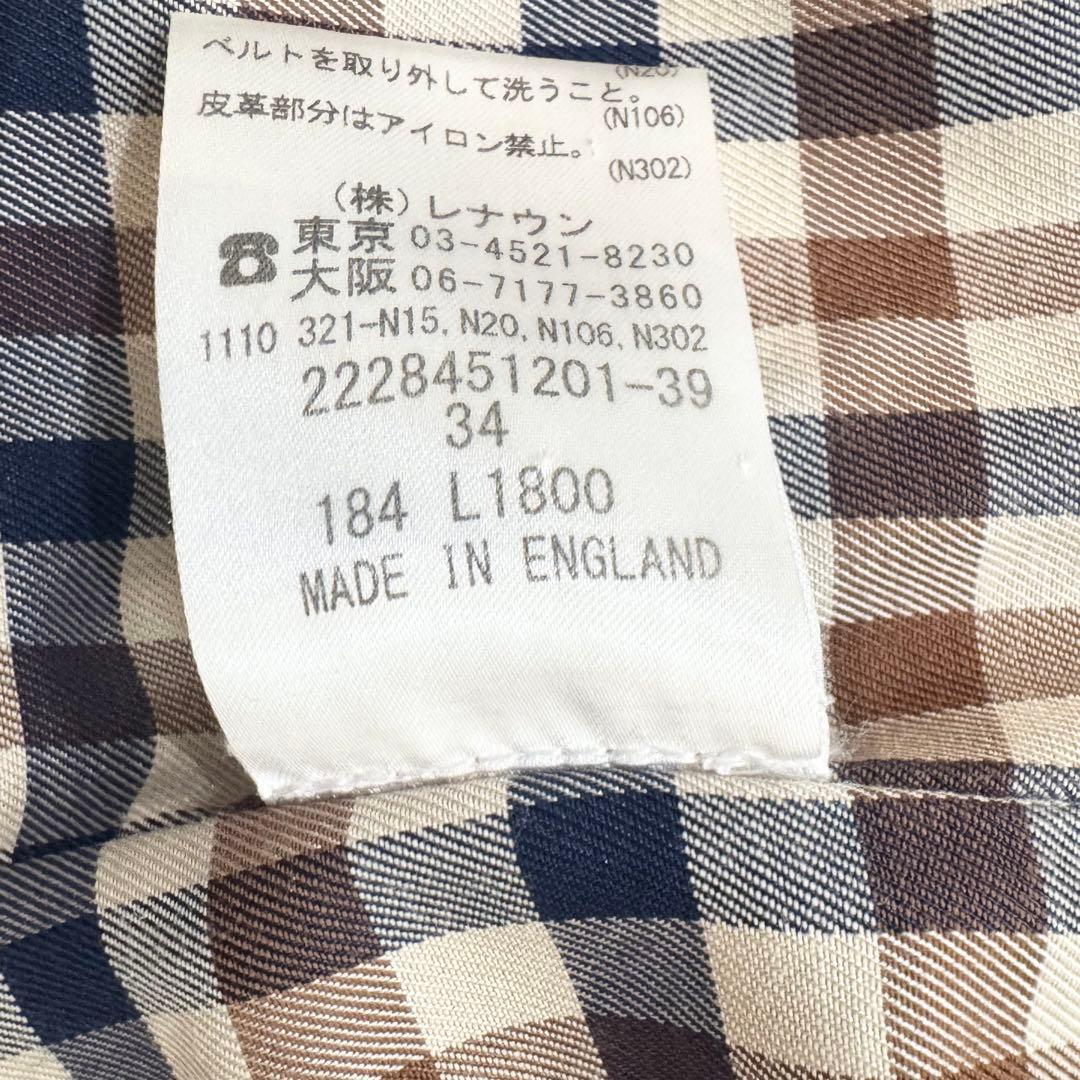 【美品❗️】アクアスキュータム　トレンチコート超レアサイズ34❗️