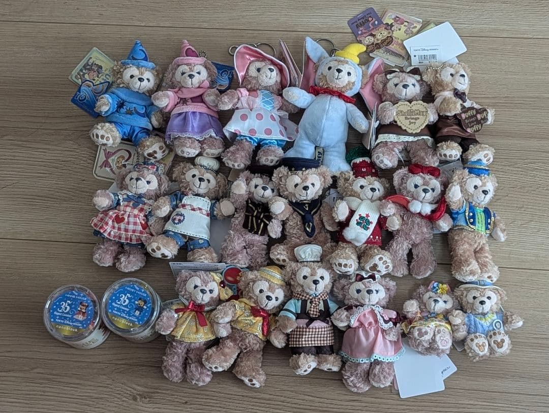 ダッフィー・シェリーメイ ぬいぐるみセット バラ売り不可