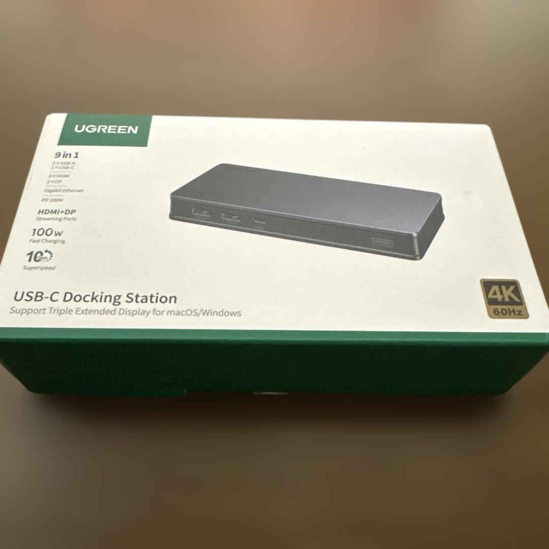 USB-C ドッキングステーション　9in1