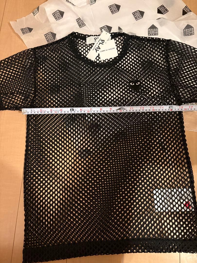 トップス PLAY CDG Polyester Mesh Large Black