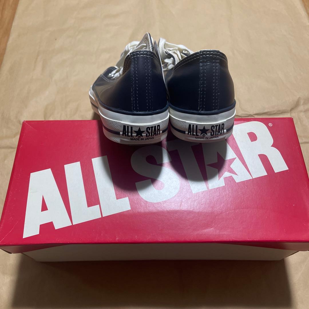 未使用品　コンバース AS J OXネイビー レザー ローカット スニーカー