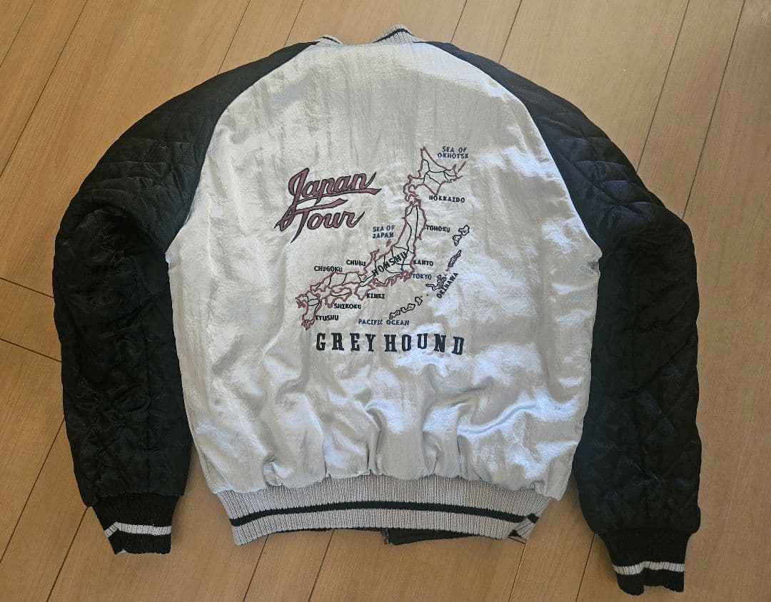 HOUND DOG/スカジャン/龍刺繍/サイズLARGE/実寸3L相当