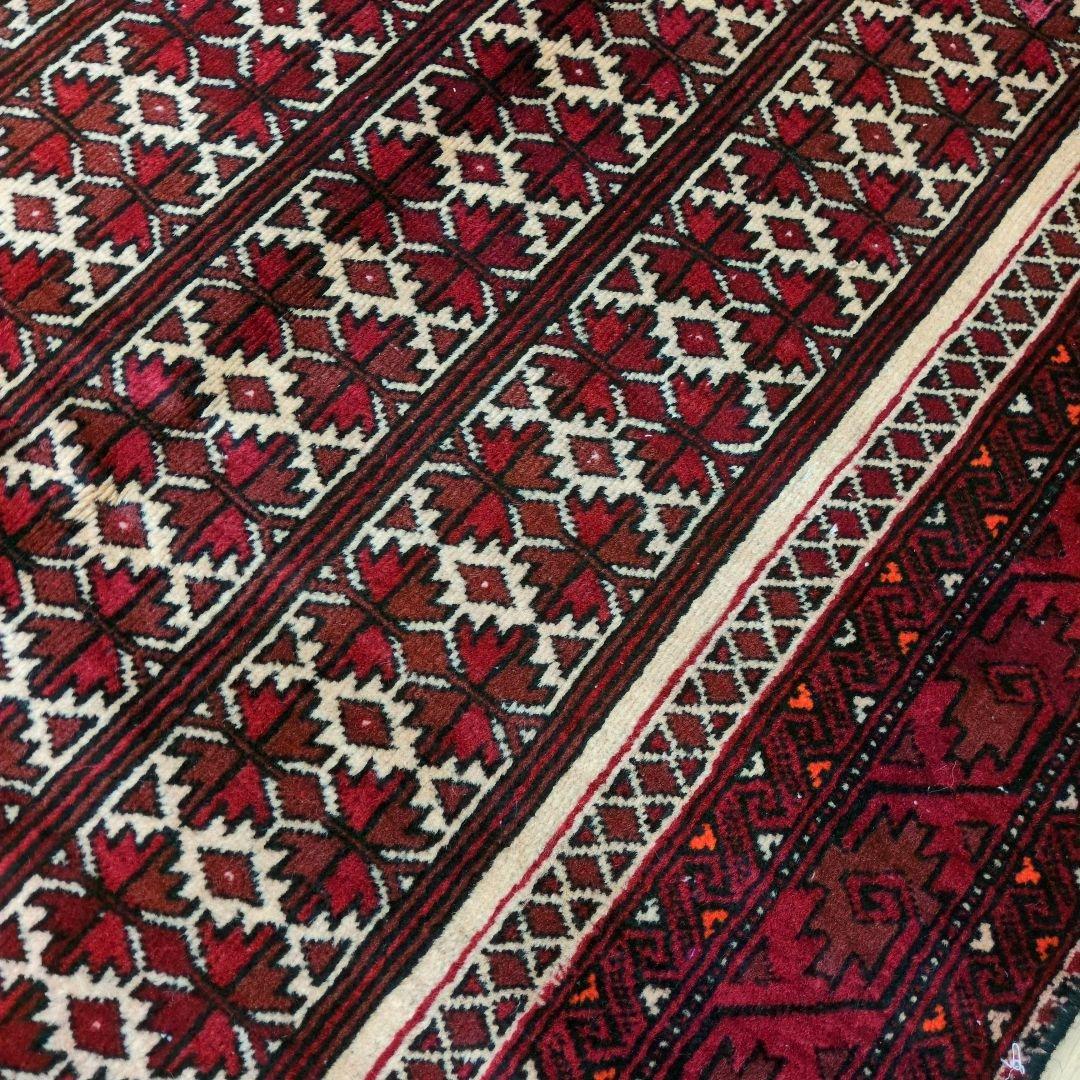 ペルシャ絨毯 バルーチ 手織り 185x110ｃｍ ウール balouch