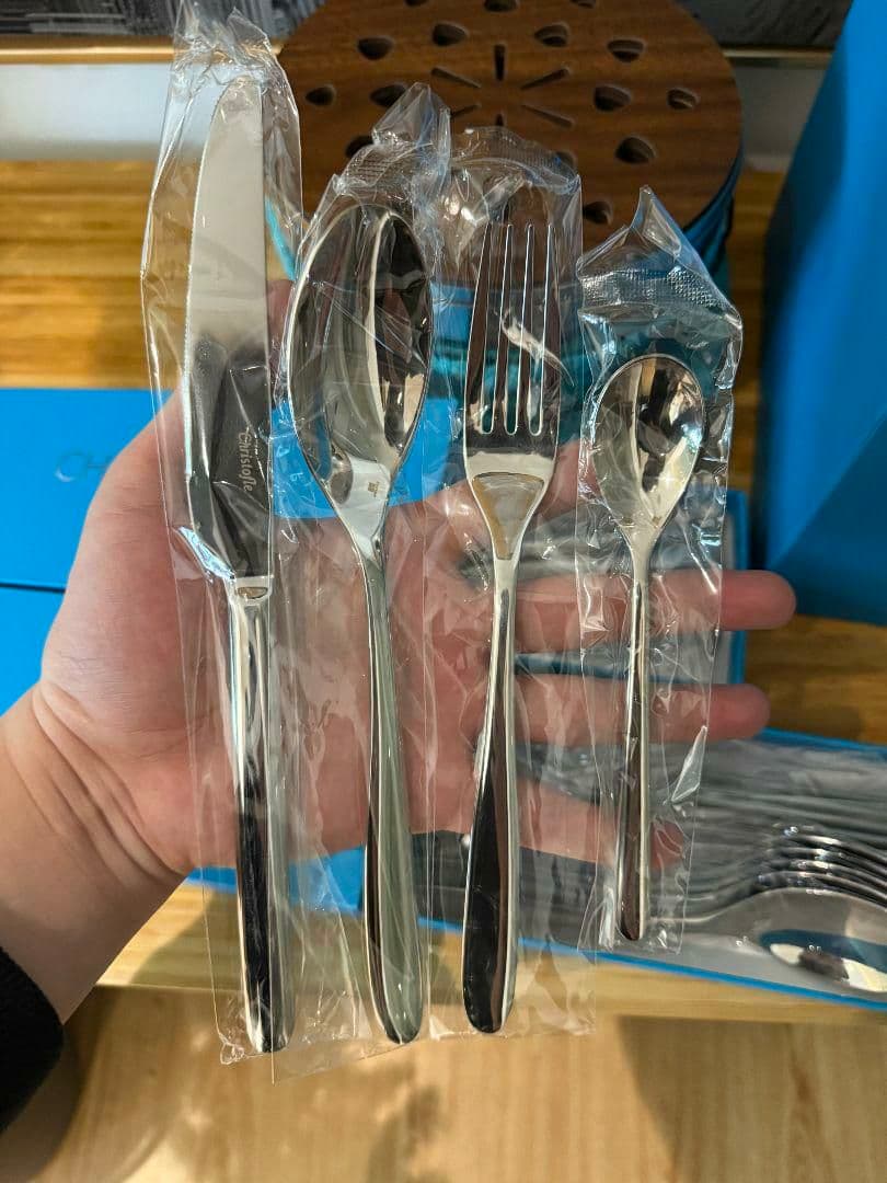 Christofle クリストフル MOOD カトラリー 24本 ケース付