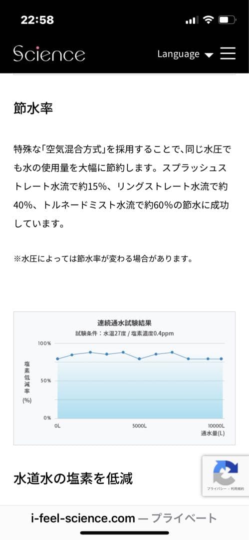 Mirable zero ウルトラファインミスト シャワーヘッド証明カード付き